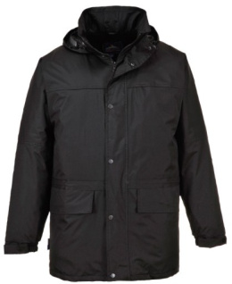 KURTKA ROBOCZA OCIEPLANA PRZECIWDESZCZOWA OBAN S523 PORTWEST CZARNA