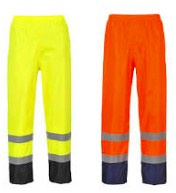 Portwest H444 spodnie robocze do pasa przeciwdeszczowe ostrzegawcze