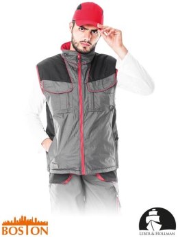 LEBER&HOLLMAN LH-BS-V BOSTON dwustronna kamizelka robocza ocieplana
