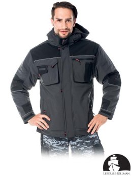 LEBER&HOLLMAN LH-STORM kurtka robocza ocieplana softshell oddychająca przeciwdeszczowa