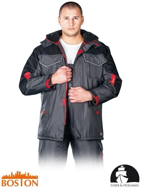 KURTKA ROBOCZA OCIEPLANA LH-BSW-LJ Z KAPTUREM WODOOPORNA WIATROODPORNA KURTKA ROBOCZA OCIEPLANA LH-BSW-LJ Z KAPTUREM WODOOPORNA WIATROODPORNA