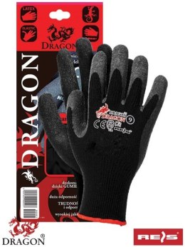 Reis Dragon budowlane rękawice robocze powlekane lateksem