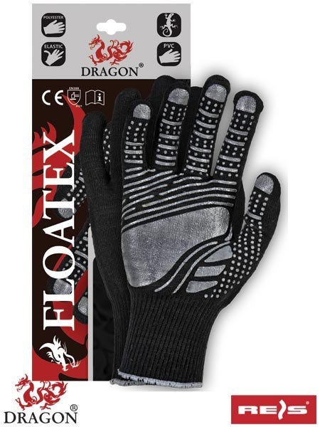 REIS FLOATEX rękawice robocze nakrapiane PCV powlekane REIS FLOATEX rękawice robocze nakrapiane PCV powlekane