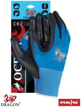 REIS Dragon OCEAN rękawice robocze powlekane poliureatnem