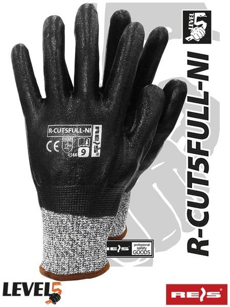 RĘKAWICE ROBOCZE ANTYPRZECIĘCIOWE R-CUR5FULL-NI REIS CAŁE POWLEKANE NITRYLEM Z 5 NA PRZECIĘCIE RĘKAWICE ROBOCZE ANTYPRZECIĘCIOWE R-CUR5FULL-NI REIS CAŁE POWLEKANE NITRYLEM Z 5 NA PRZECIĘCIE