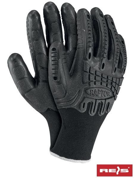 Rękawice robocze RAPTOR Z bawełny i włókien poliuretanowych