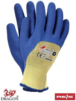 Rbluegrip REIS Dragon rękawice robocze powlekane gumą budowlane