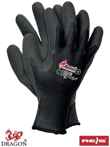 Reis Dragon RDR rękawice robocze budowlane powlekne gumą Reis Dragon RDR rękawice robocze budowlane powlekne gumą
