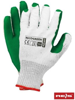 Reis RECOGREEN tanie rękawice robocze podwójnie powlekane gumą