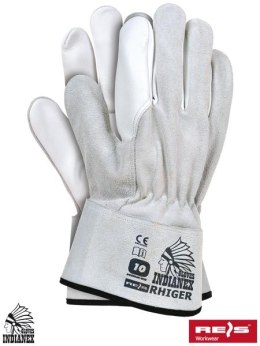 Reis RHIGER skórzane rękawice robocze budowlane