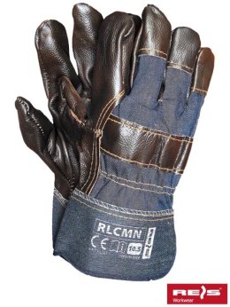 Reis RLCMN rękawice robocze budowlane wzmacniane skórą tanie