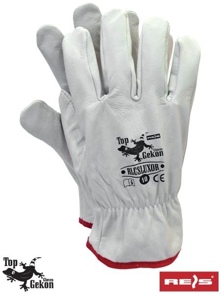 Reis RLCSLUXOR rękawice robocze skórzane - skóra licowa