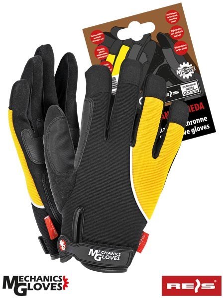 Reis RMC-ANDROMEDA rękawice robocze monterskie zapinane na rzep Reis RMC-ANDROMEDA rękawice robocze monterskie zapinane na rzep