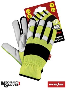 Reis RMC-MERATON rękawice robocze odblaskowe ostrzegawcze dla drogowcó kierowców