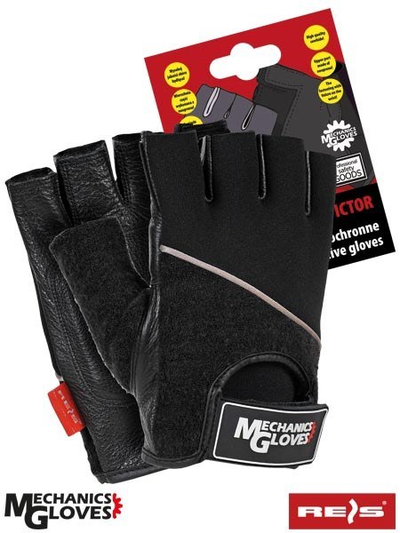 Reis RMC-PICTOR rękawice robocze monterskie bez 3 palców do precycjnych prac Reis RMC-PICTOR rękawice robocze monterskie bez 3 palców do precycjnych prac