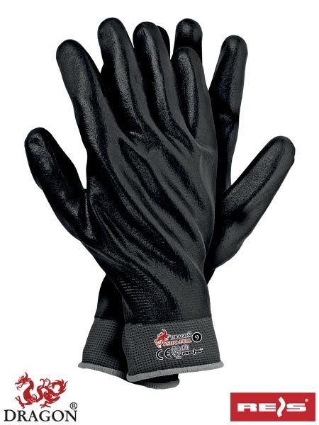 Reis Dragon RNIFO-FULL rękawice robocze olejoodporne całe powlekane nitrylem Reis Dragon RNIFO-FULL rękawice robocze olejoodporne całe powlekane nitrylem