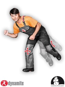 Leber&Hollman LH-DYNAMITE-B spodnie robocze ogrodniczki ochronne