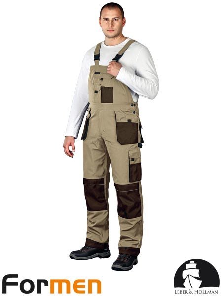 BEŻOWO-BRĄZOWE SPODNIE ROBOCZE OGRODNICZKI LH FORMEN MONTERSKIE BUDOWLANE NA BUDOWĘ BEŻOWO-BRĄZOWE SPODNIE ROBOCZE OGRODNICZKI LH FORMEN MONTERSKIE BUDOWLANE NA BUDOWĘ