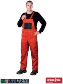 SPODNIE ROBOCZE OGRODNICZKI MMS CZERWONE