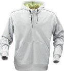 BLUZA SPORTOWA Z KAPTUREM ARCHERY LIGHT GREY/LIME