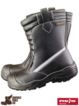 REIS BCU S3 buty robocze ocieplane - trzewiki ochronne kompozyt Metal Free