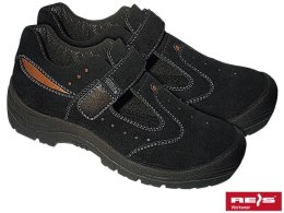 Reis BREVERIES SB sandały ochronne welurowe- buty robocze