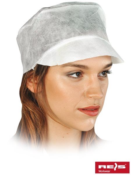 CZA-D Reis  tani czepek polipropylenowy z daszkiem - czapka z polipropylenu CZA-D Reis  tani czepek polipropylenowy z daszkiem - czapka z polipropylenu