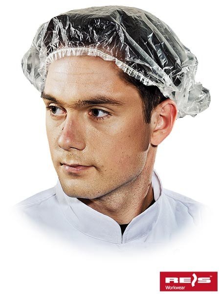 Reis  CZE-FOL czepek jednorazowy foliowy z polietylenu Reis  CZE-FOL czepek jednorazowy foliowy z polietylenu