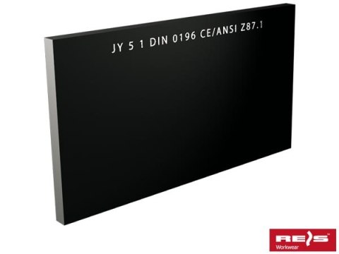 Reis O-GL20G_5 szybka wymienna przyciemniana  do gogli RECTANGLE z przesłoną filtra DIN5 Reis O-GL20G_5 szybka wymienna przyciemniana  do gogli RECTANGLE z przesłoną filtra DIN5