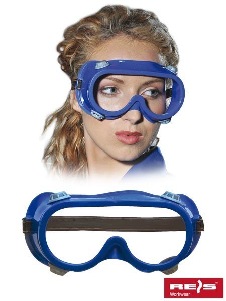 Reis GOG-AIR-BLUE tanie gogle ochronne przeciwodpryskowe Reis GOG-AIR-BLUE tanie gogle ochronne przeciwodpryskowe