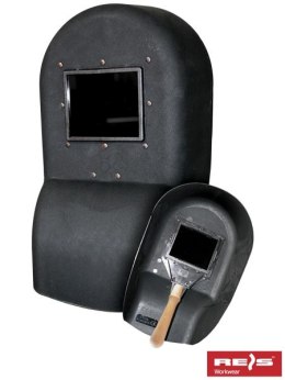 Reis OTW-HAND-DR ręczna tarcza spawalnicza z drewnianą rączką - osłona twarzy dla spawacza