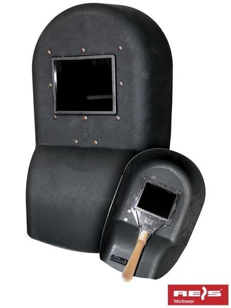 Reis OTW-HAND-DR ręczna tarcza spawalnicza z drewnianą rączką - osłona twarzy dla spawacza Reis OTW-HAND-DR ręczna tarcza spawalnicza z drewnianą rączką - osłona twarzy dla spawacza