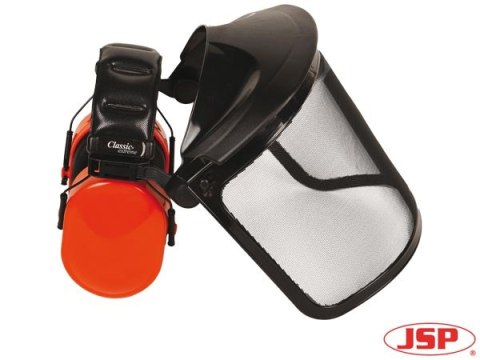 OT-BUSHMASTER-ME siatkowa osłona twarzy JSP Bushmaster z nausznikami