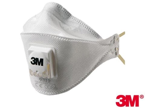 Półmaska filtrująca Aura Comfort FFP1 3M 9312 z zaworkiem 3M-MAS-P1-9312 Półmaska filtrująca Aura Comfort FFP1 3M 9312 z zaworkiem 3M-MAS-P1-9312