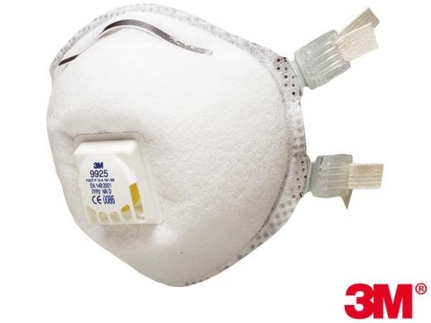 3M-MAS-P2-9925 3M 9925 FFP2 z zaworkiem ochronna półmaska spawalnicza  filtrująca