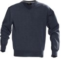 ELEGANCKI MĘSKI SWETER V SWETER BLOOMINGTON DENIM MELANGE