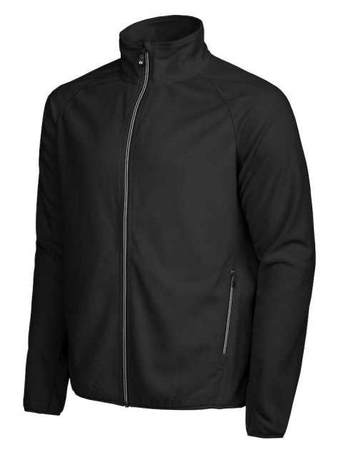 BLACK POLAR ROBOCZY SPORTOWY REKLAMOWY MELTON FULL ZIP D.A.D. CZARNY