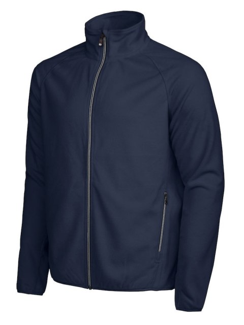 NAVY POLAR ROBOCZY SPORTOWY REKLAMOWY MELTON FULL ZIP D.A.D. GRANATOWY
