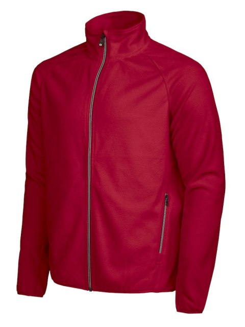 RED POLAR ROBOCZY SPORTOWY REKLAMOWY MELTON FULL ZIP D.A.D. CZERWONY