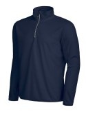 NAVY MELTON HALF ZIP BLUZA POLAROWA 3/4 GRANATOWA NAVY MELTON HALF ZIP BLUZA POLAROWA 3/4 GRANATOWA