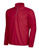 RED MELTON HALF ZIP BLUZA POLAROWA 3/4 CZERWONA RED MELTON HALF ZIP BLUZA POLAROWA 3/4 CZERWONA