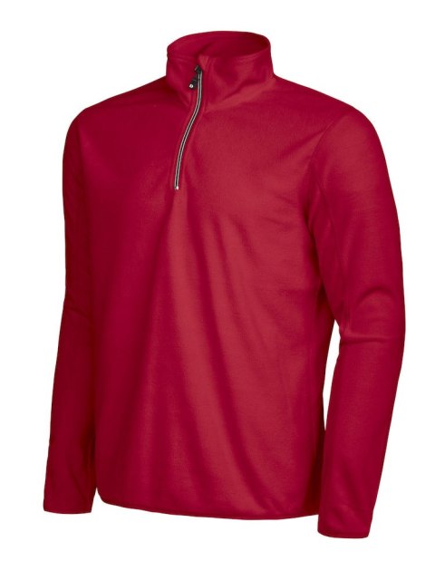 RED MELTON HALF ZIP BLUZA POLAROWA 3/4 CZERWONA RED MELTON HALF ZIP BLUZA POLAROWA 3/4 CZERWONA