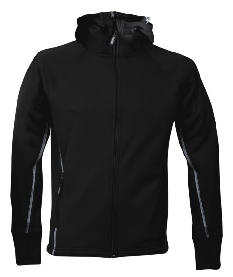 BLACK NORTHDERRY BLUZA Z PODSZEWKĄ POLAROWĄ ODPORNA NA MECHACENIE czarna BLACK NORTHDERRY BLUZA Z PODSZEWKĄ POLAROWĄ ODPORNA NA MECHACENIE czarna