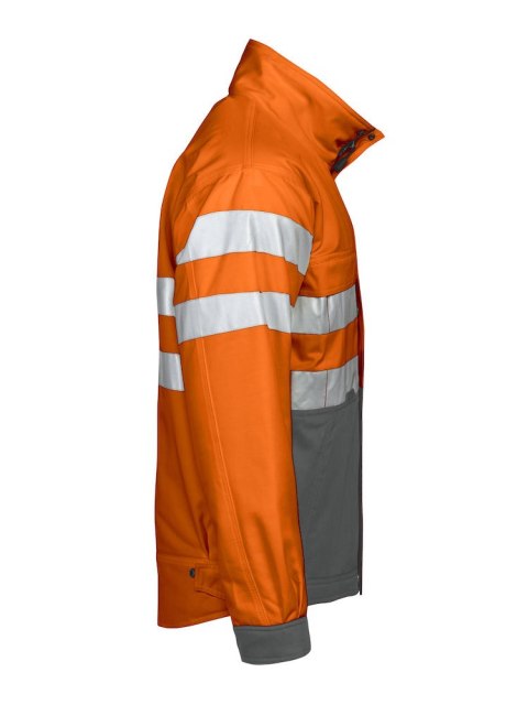 6407 KURTKA HV KLASA 3 OSTRZEGAWCZA KURTKA ROBOCZA PROJOB NA BUDOWĘ I DLA DROGOWCÓW