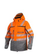 ProJob Orange -17 6417 KURTKA ISO 20471 KLASA 3 WODOODPORNA WIATROODPORNA OCIEPLANA KURTKA ROBOCZA ODBLASKOWA OSTRZEGAWCZA