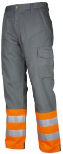 6507 SPODNIE DO PASA HV KLASA 1 SPODNIE ROBOCZE ODBLASKOWE Z PASAMI PROJOB ProJob Orange -17
