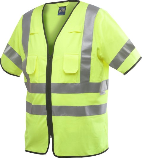 Yellow - 10 6707 KAMIZELKA ODBLASKOWA OSTRZEGAWCZA PROJOB KLASA 3 ŻÓŁTA Yellow - 10 6707 KAMIZELKA ODBLASKOWA OSTRZEGAWCZA PROJOB KLASA 3 ŻÓŁTA