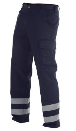 Projob 642517 spodnie robocze do pasa z odblaskowymi pasami
