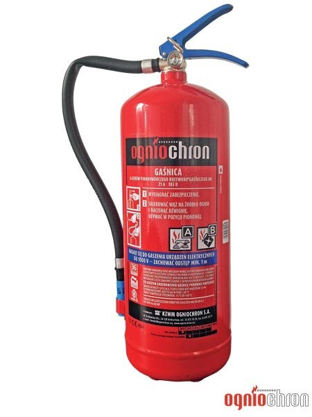 GAŚNICA PIANOWA 6 L OGPN-6XAB-MP GAŚNICA PIANOWA 6 L OGPN-6XAB-MP