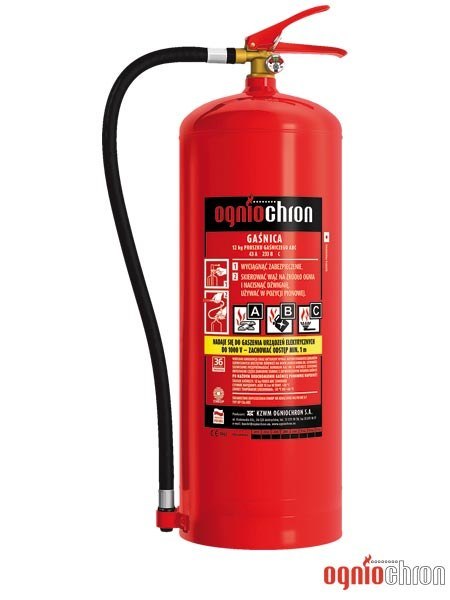 GAŚNICA PROSZKOWA 12 KG ABC OGP-12XABC-E GAŚNICA PROSZKOWA 12 KG ABC OGP-12XABC-E